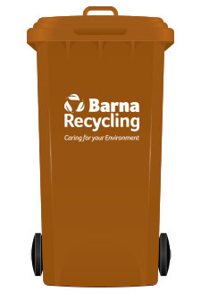 Barna Recycling Brown Bin