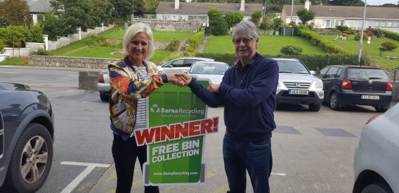 Alan Shattock Winner of 12 Months Free Bin Collection